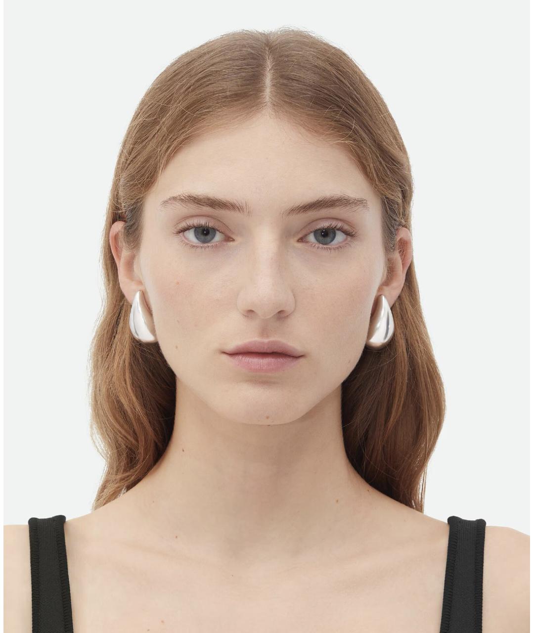 BOTTEGA VENETA Серебряные серебряные серьги, фото 3