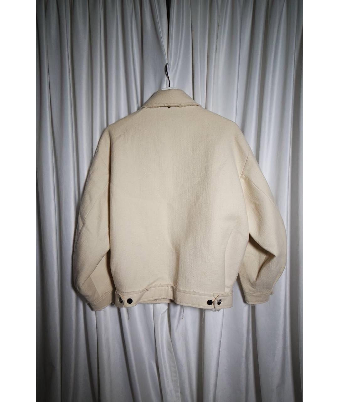 SPORTMAX Бежевая шерстяная куртка, фото 2