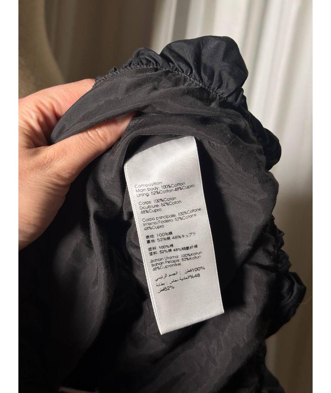 3.1 PHILLIP LIM Черная хлопковая блузы, фото 6