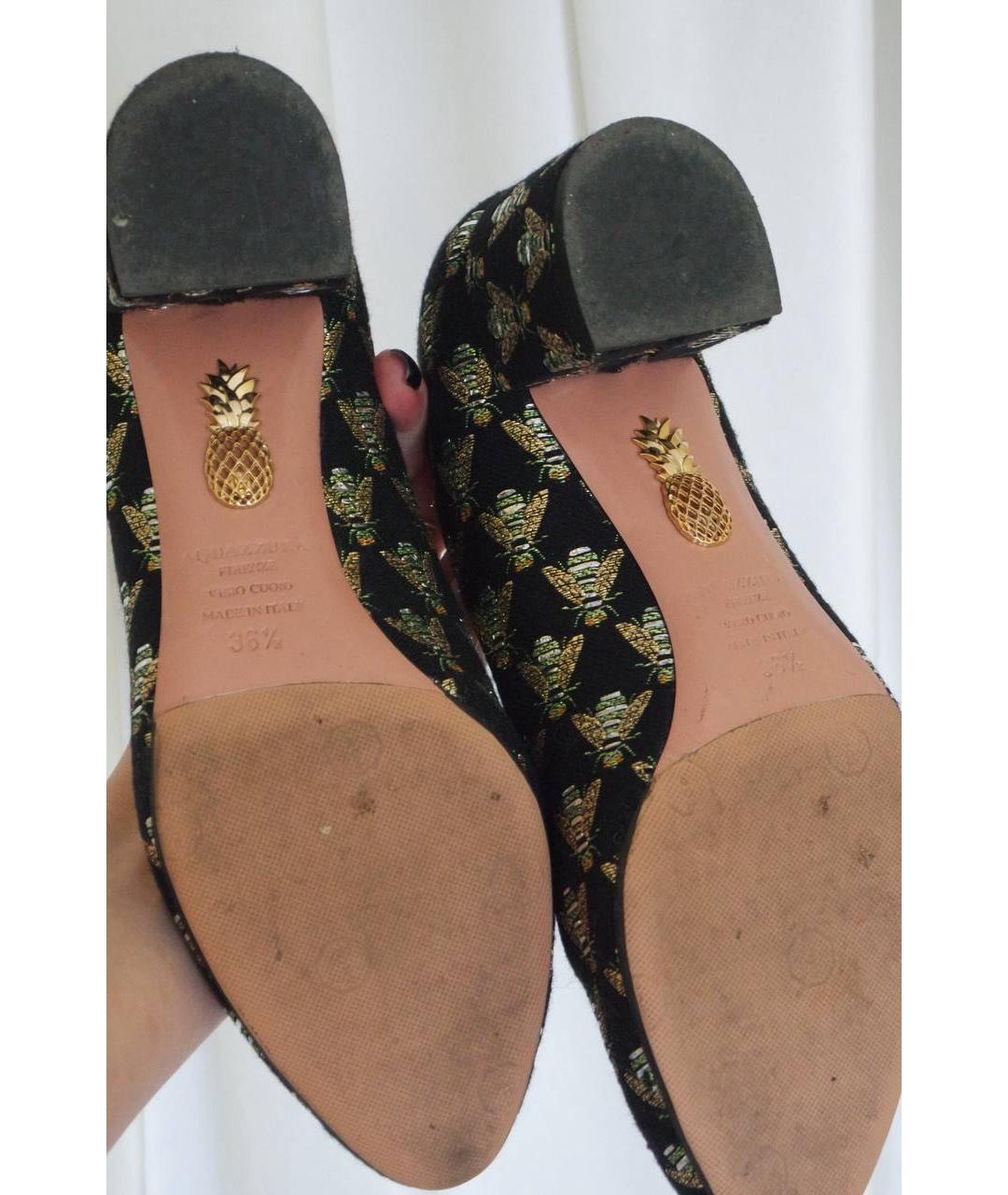 AQUAZZURA Черные туфли, фото 4