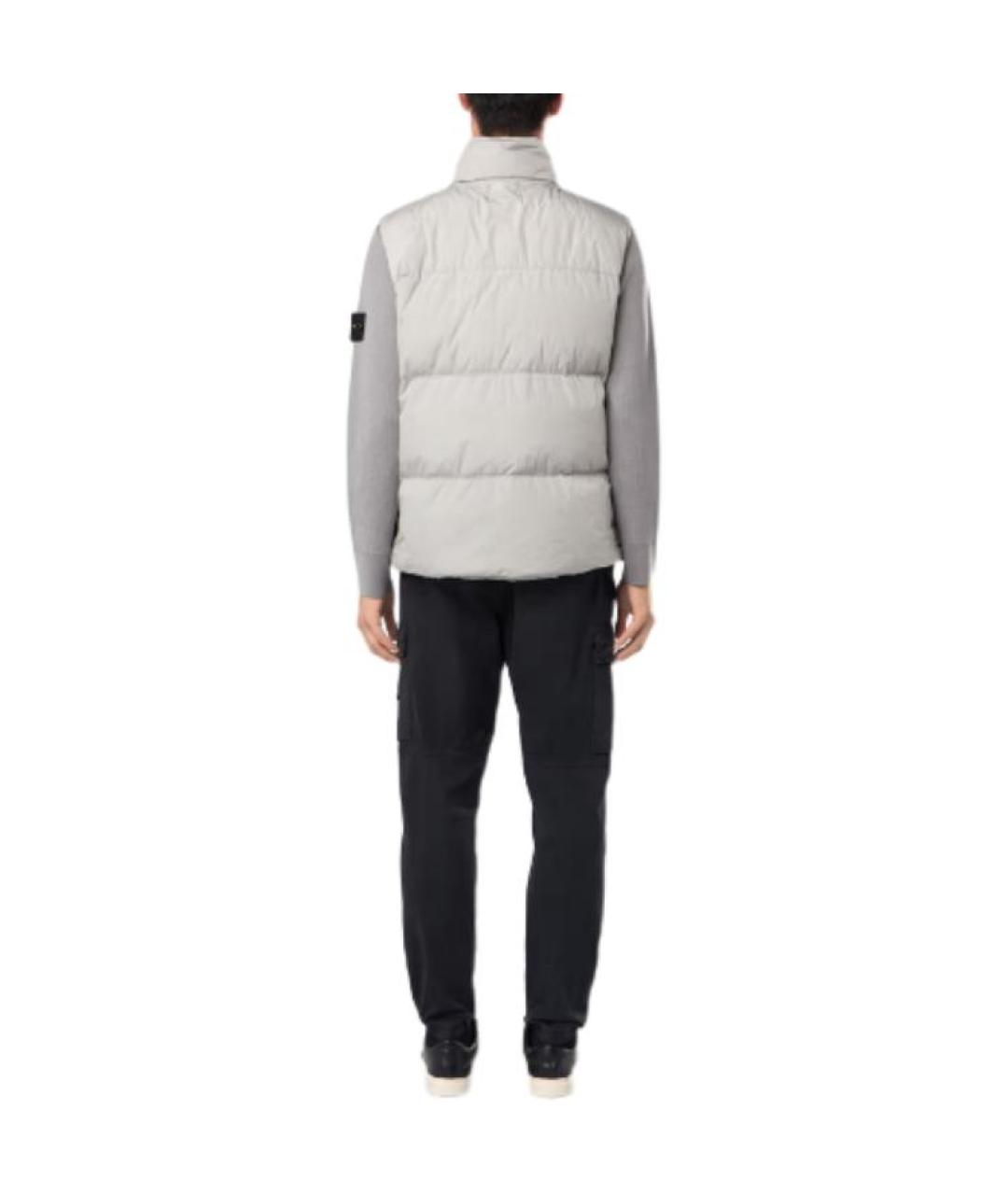 STONE ISLAND Серый жилет, фото 4