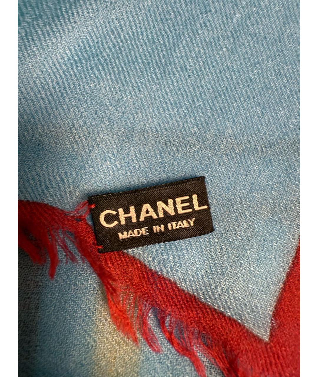 CHANEL Мульти кашемировый платок, фото 6