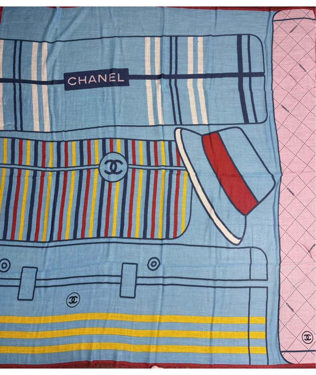 CHANEL Мульти кашемировый платок, фото 4