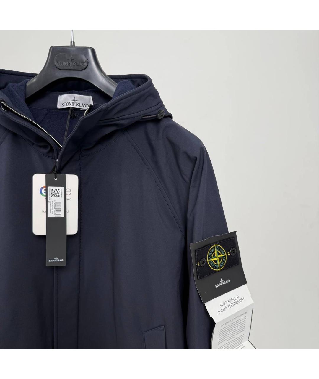 STONE ISLAND Темно-синяя куртка, фото 4
