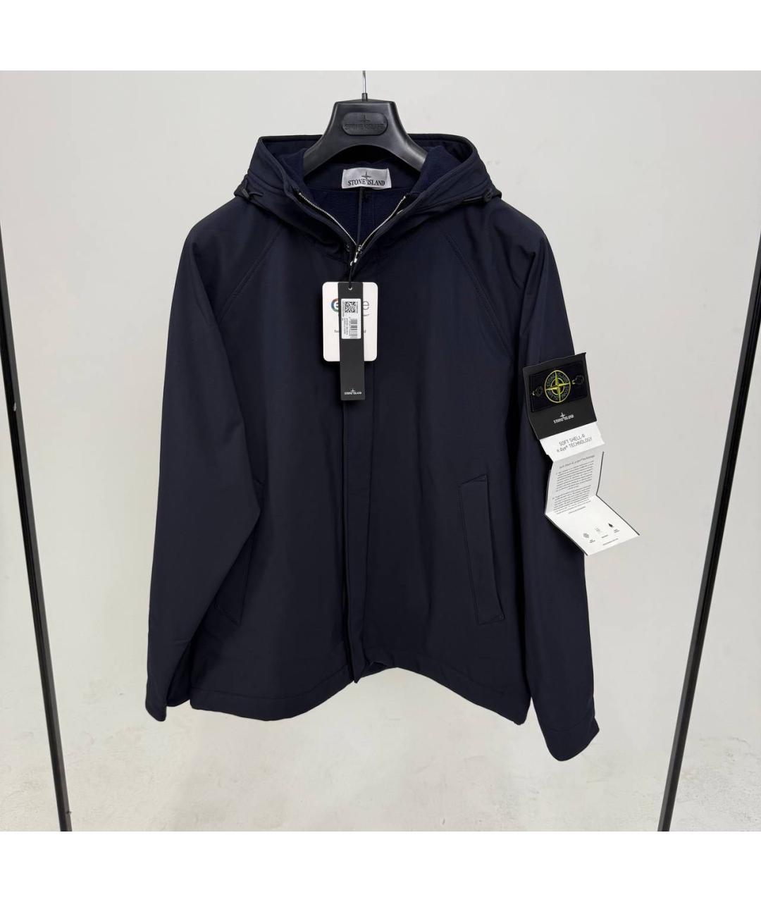 STONE ISLAND Темно-синяя куртка, фото 3