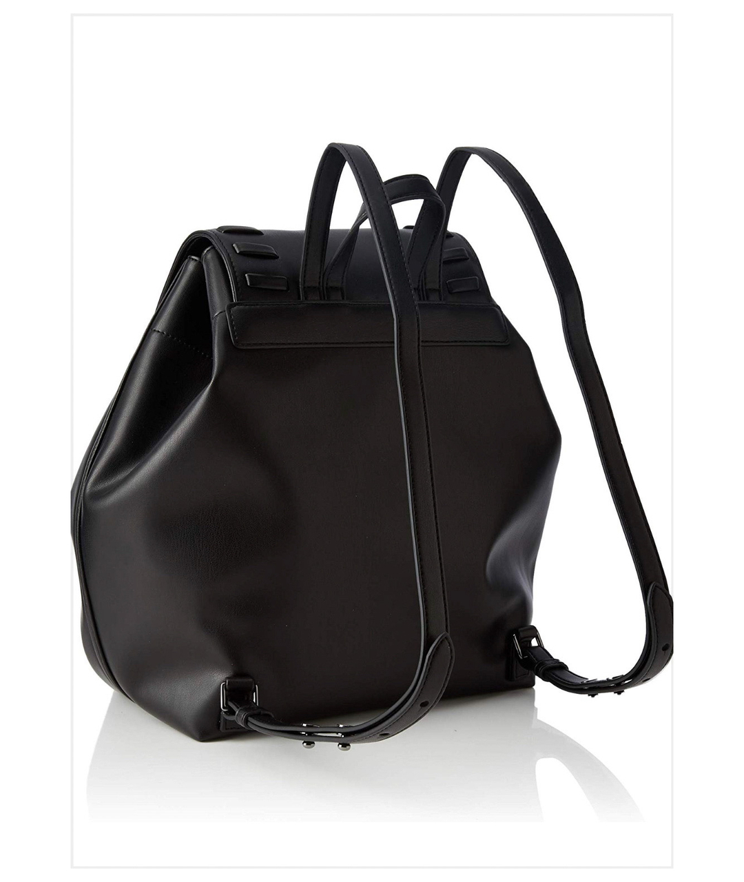EMPORIO ARMANI Черный рюкзак из искусственной кожи, фото 2