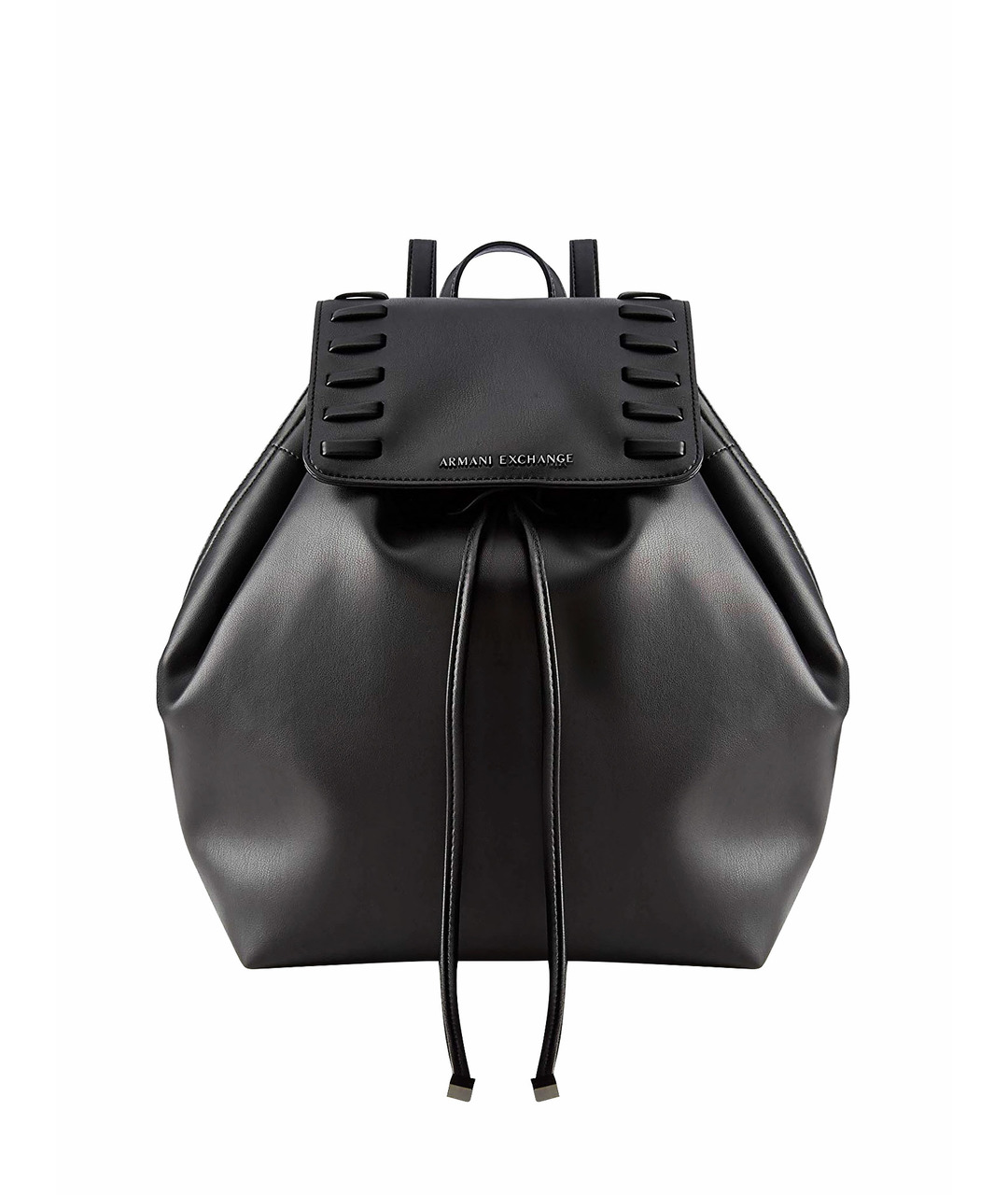 EMPORIO ARMANI Черный рюкзак из искусственной кожи, фото 1