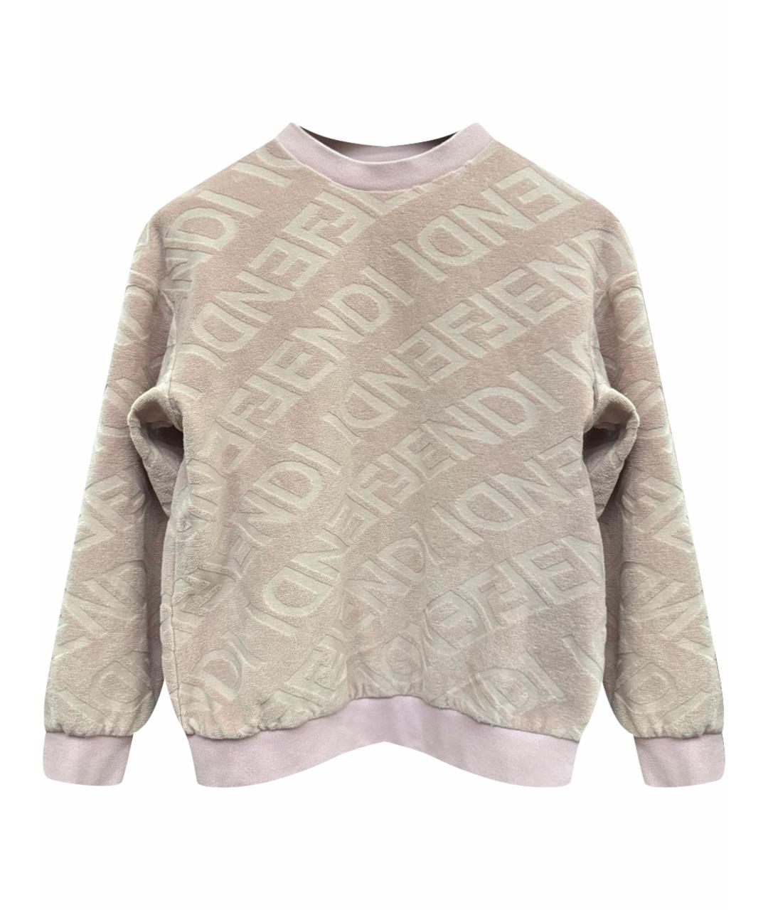FENDI Розовый хлопковый детская футболка / топ, фото 1