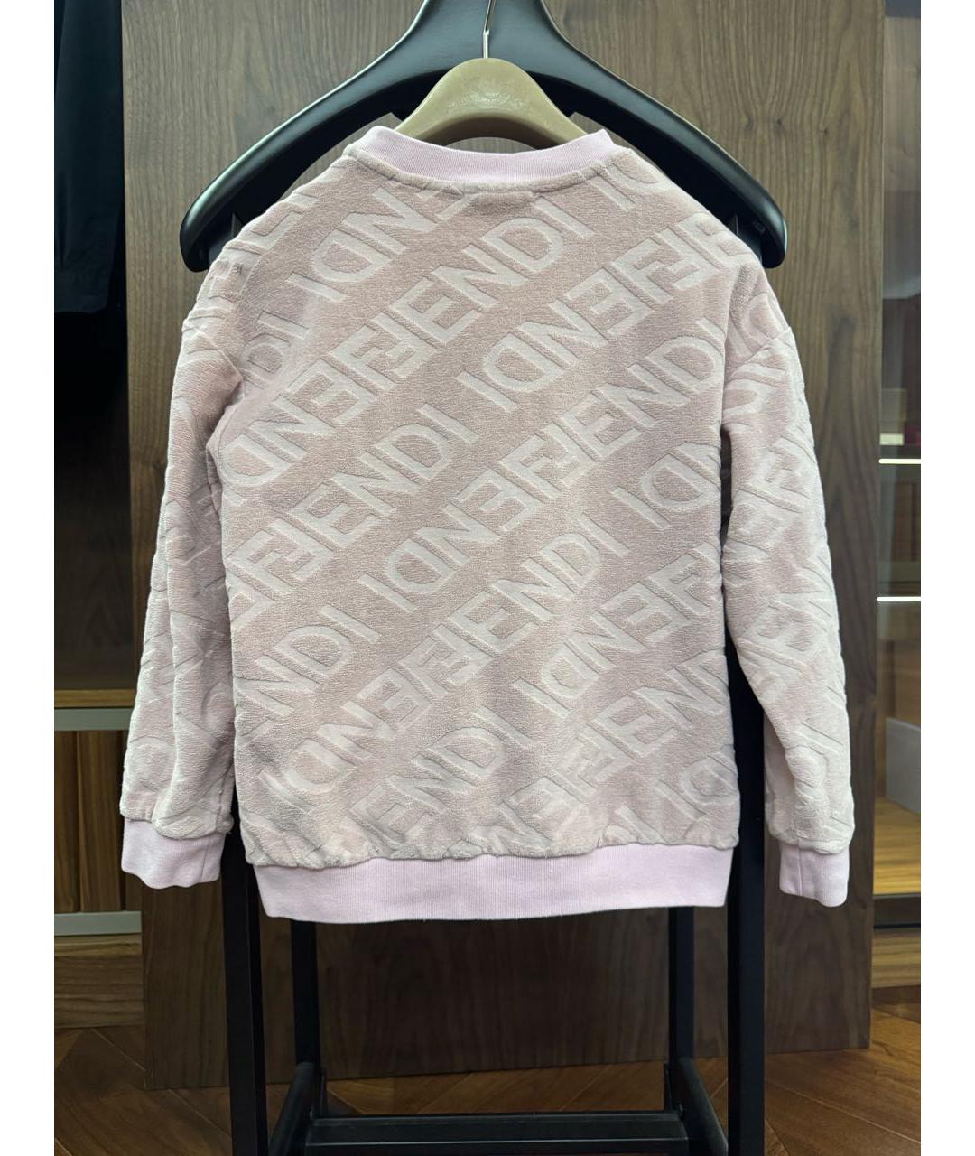 FENDI Розовый хлопковый детская футболка / топ, фото 2