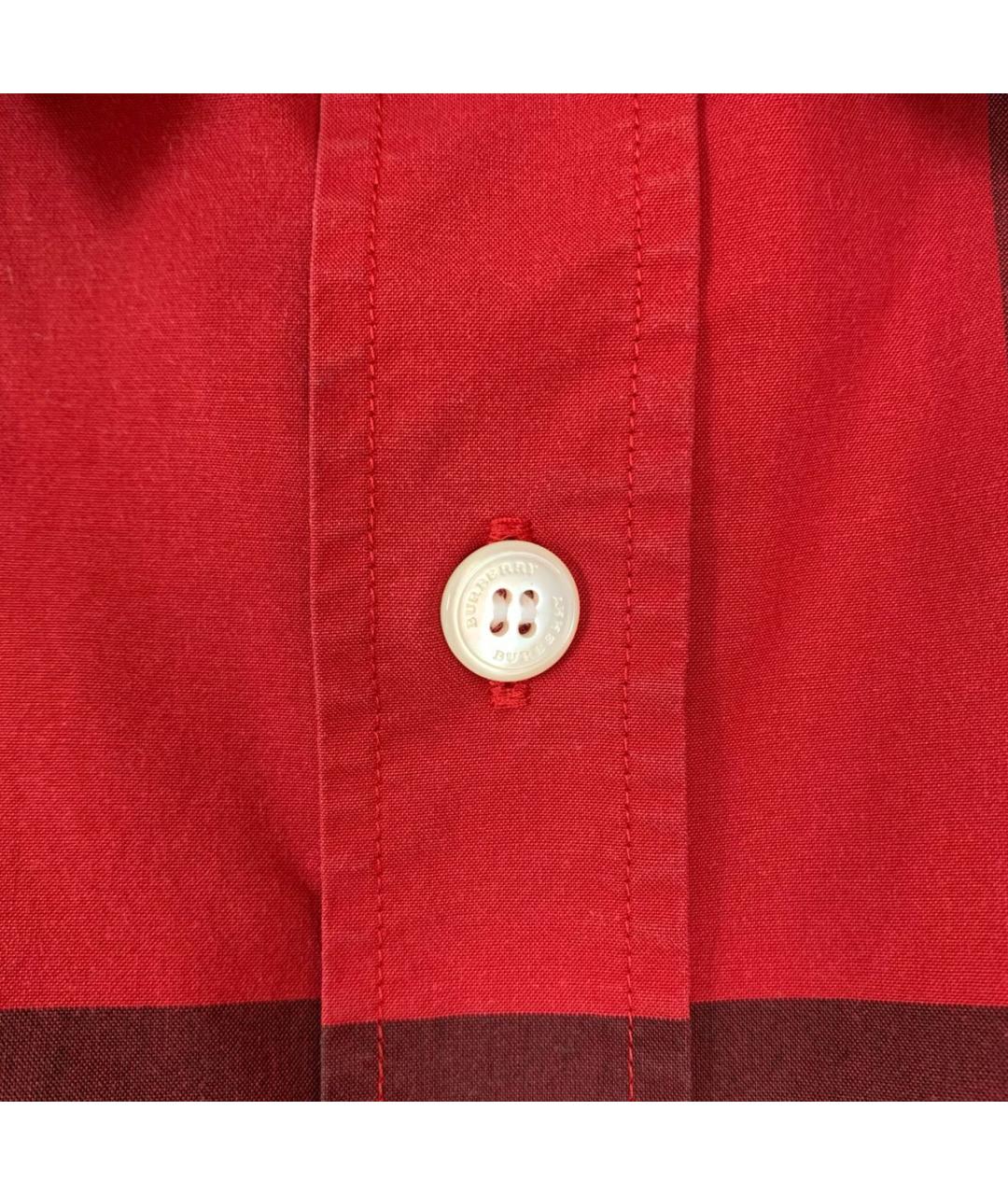 BURBERRY Мульти хлопковая кэжуал рубашка, фото 5