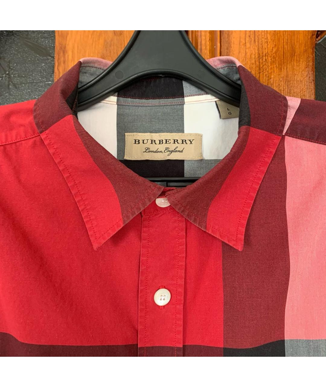 BURBERRY Мульти хлопковая кэжуал рубашка, фото 3