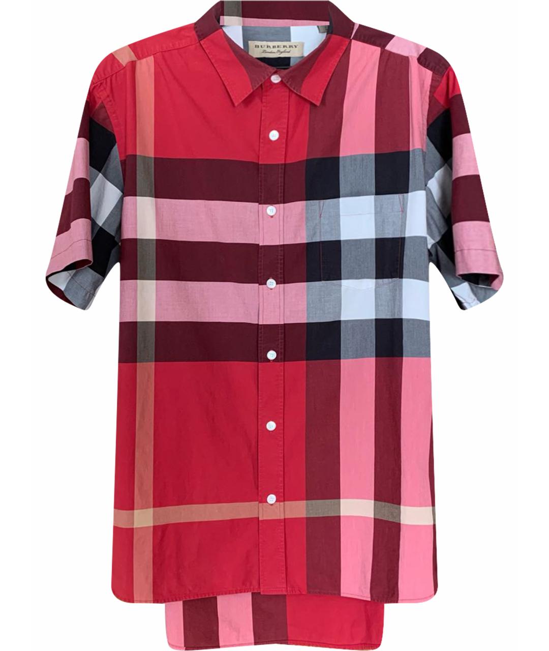 BURBERRY Мульти хлопковая кэжуал рубашка, фото 1