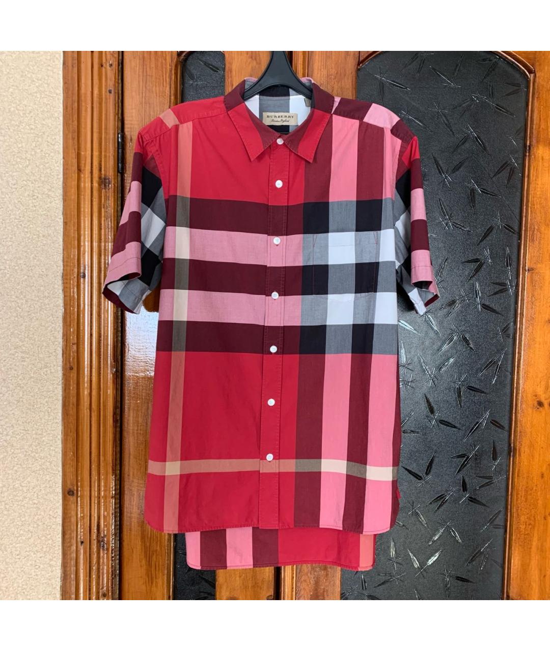 BURBERRY Мульти хлопковая кэжуал рубашка, фото 7