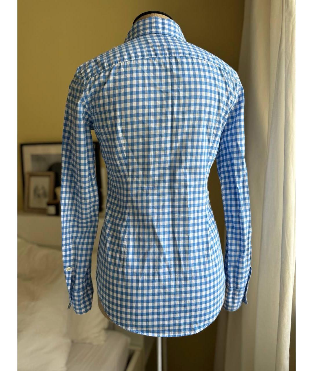 POLO RALPH LAUREN Голубая хлопковая рубашка, фото 2