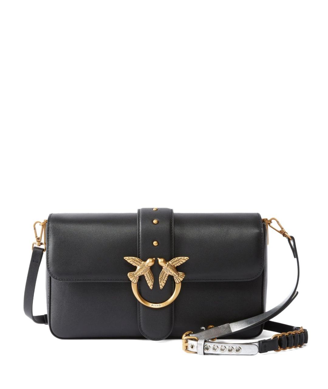 PINKO Черная сумка через плечо, фото 1