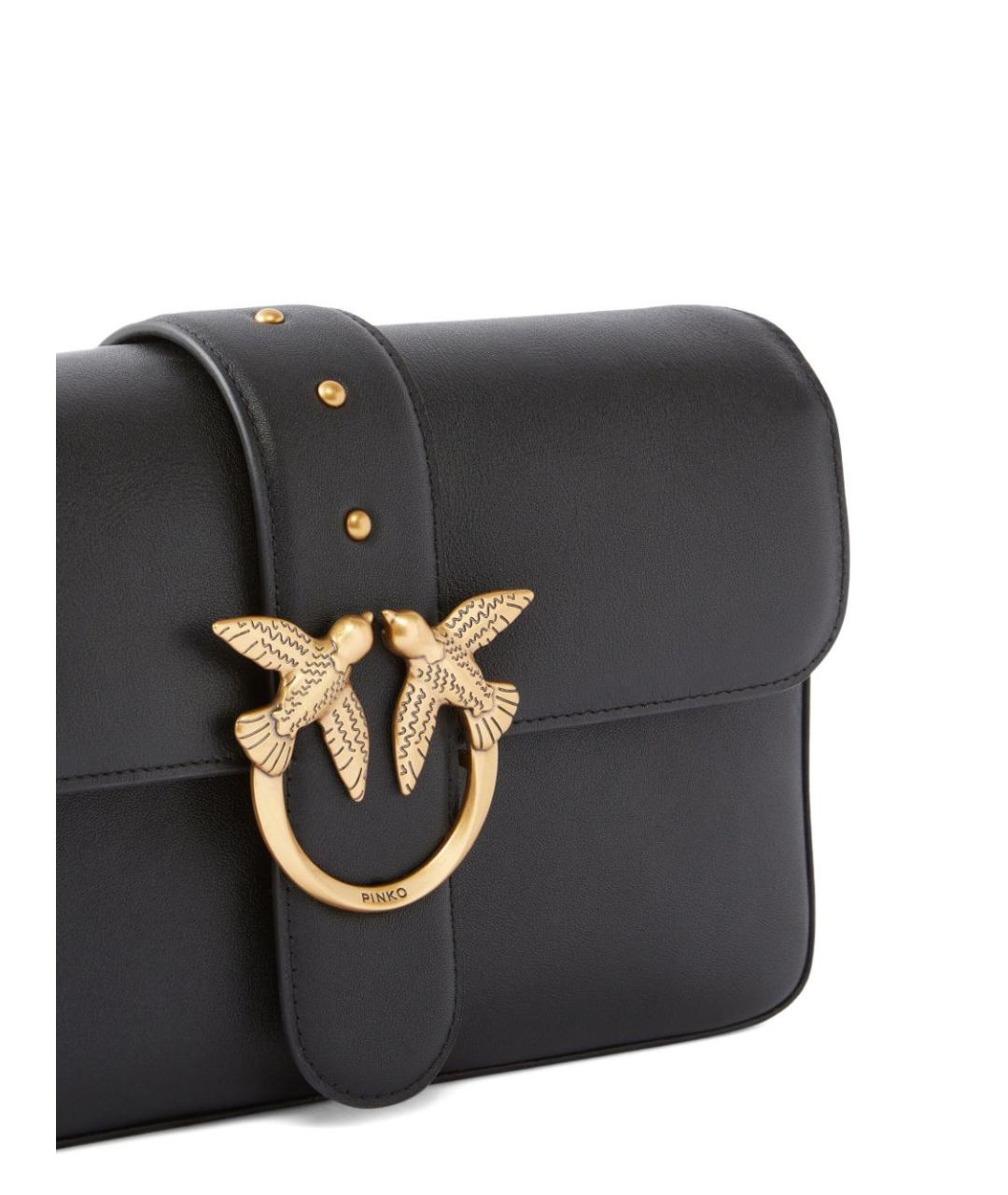 PINKO Черная сумка через плечо, фото 4