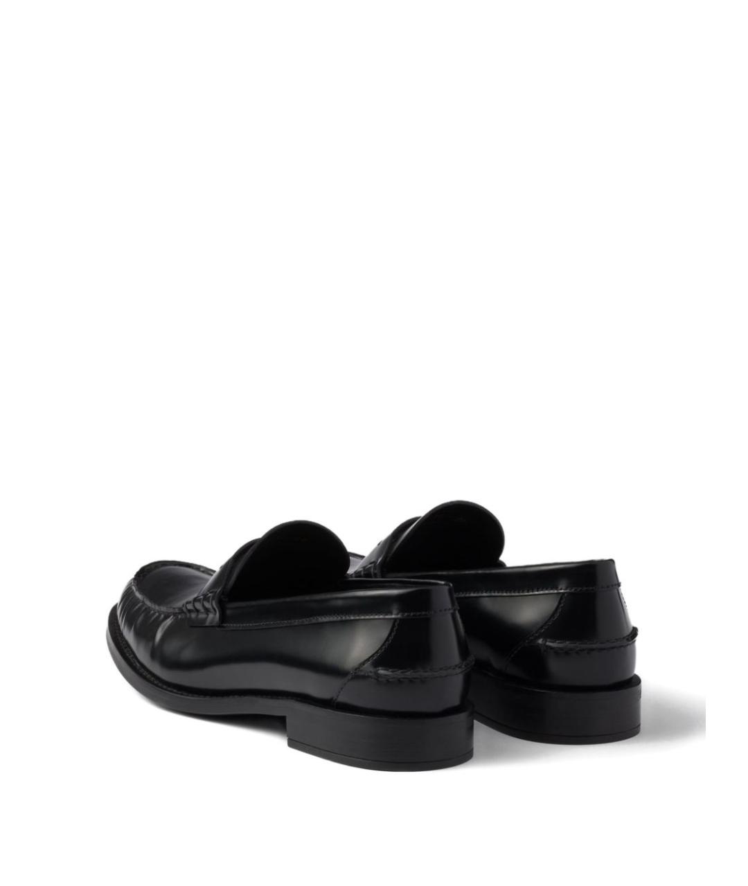 PRADA Черные кожаные лоферы, фото 5