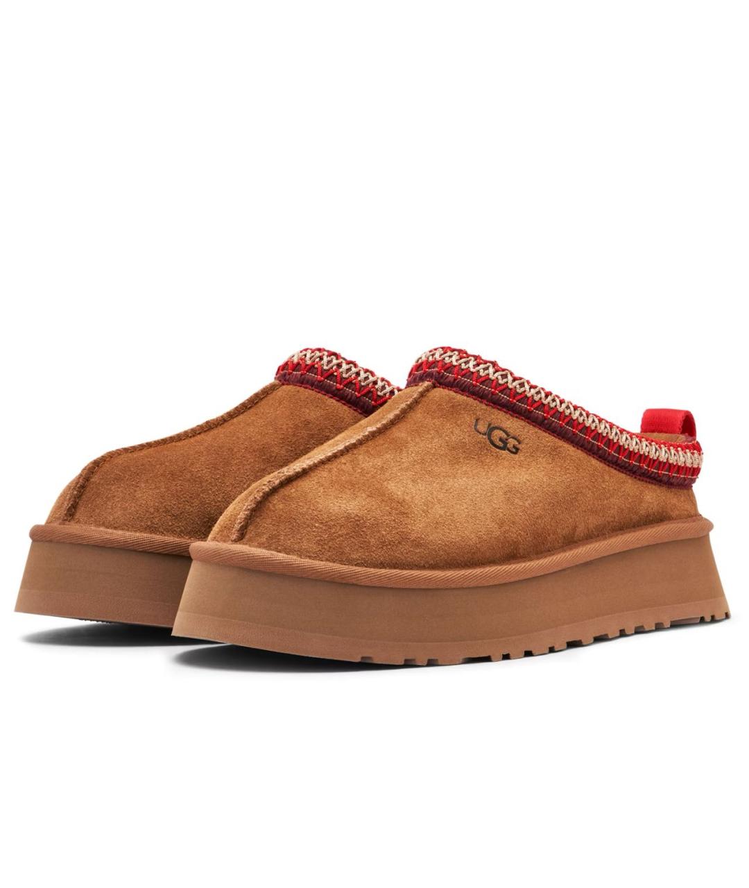 UGG AUSTRALIA Коричневые замшевые сабо, фото 8