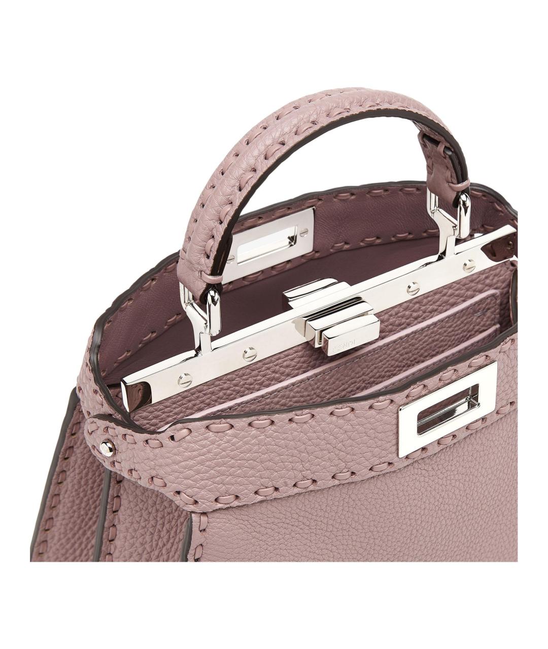 FENDI Розовая сумка через плечо, фото 5