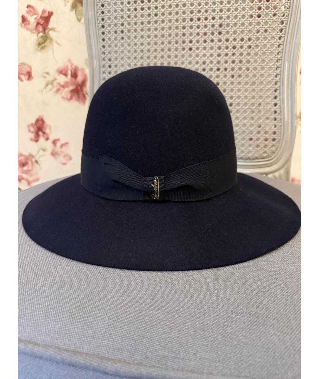 BORSALINO Темно-синяя шляпа, фото 6