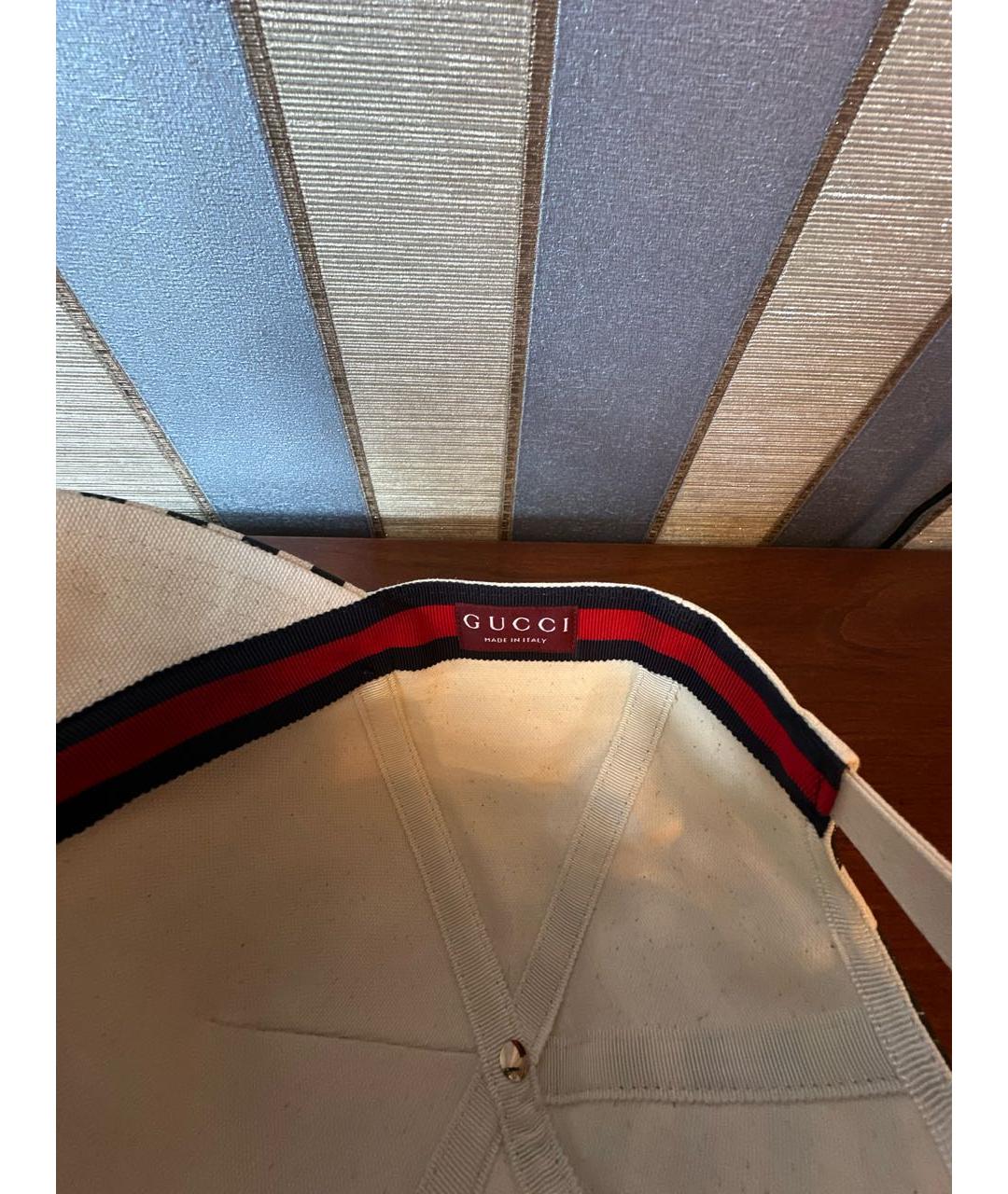 GUCCI Белая кепка/бейсболка, фото 4