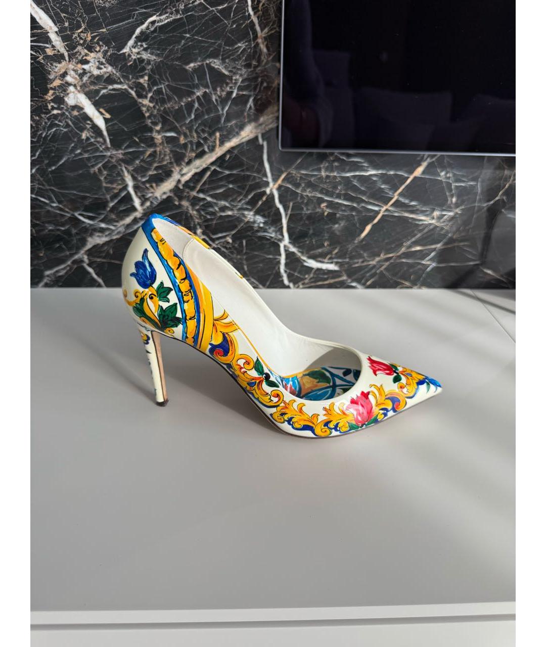 DOLCE&GABBANA Мульти туфли, фото 8