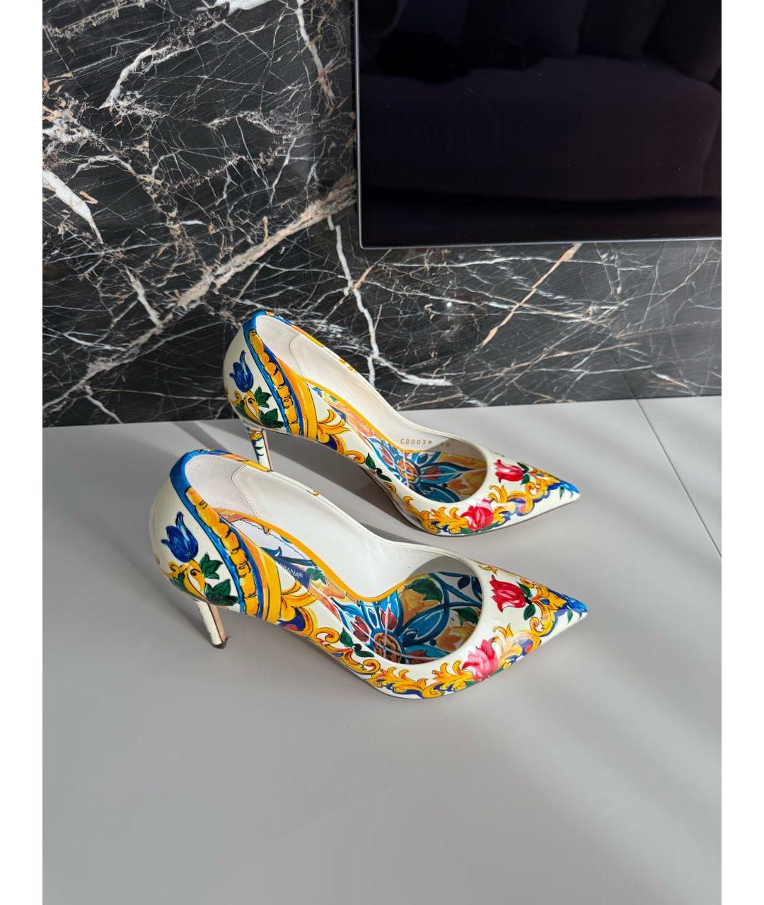 DOLCE&GABBANA Мульти туфли, фото 5