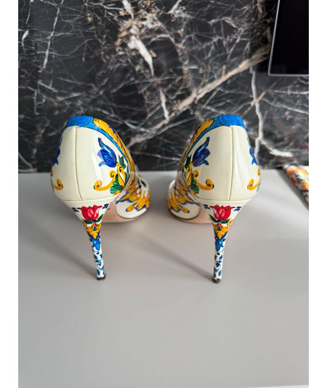 DOLCE&GABBANA Мульти туфли, фото 4