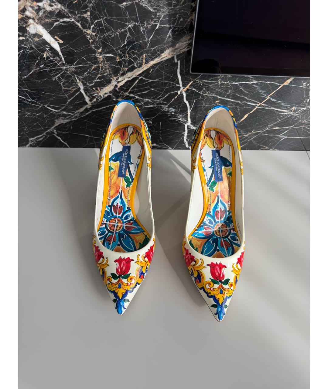 DOLCE&GABBANA Мульти туфли, фото 2