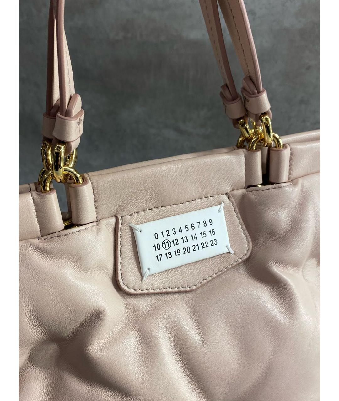 MAISON MARGIELA Кожаная сумка тоут, фото 5