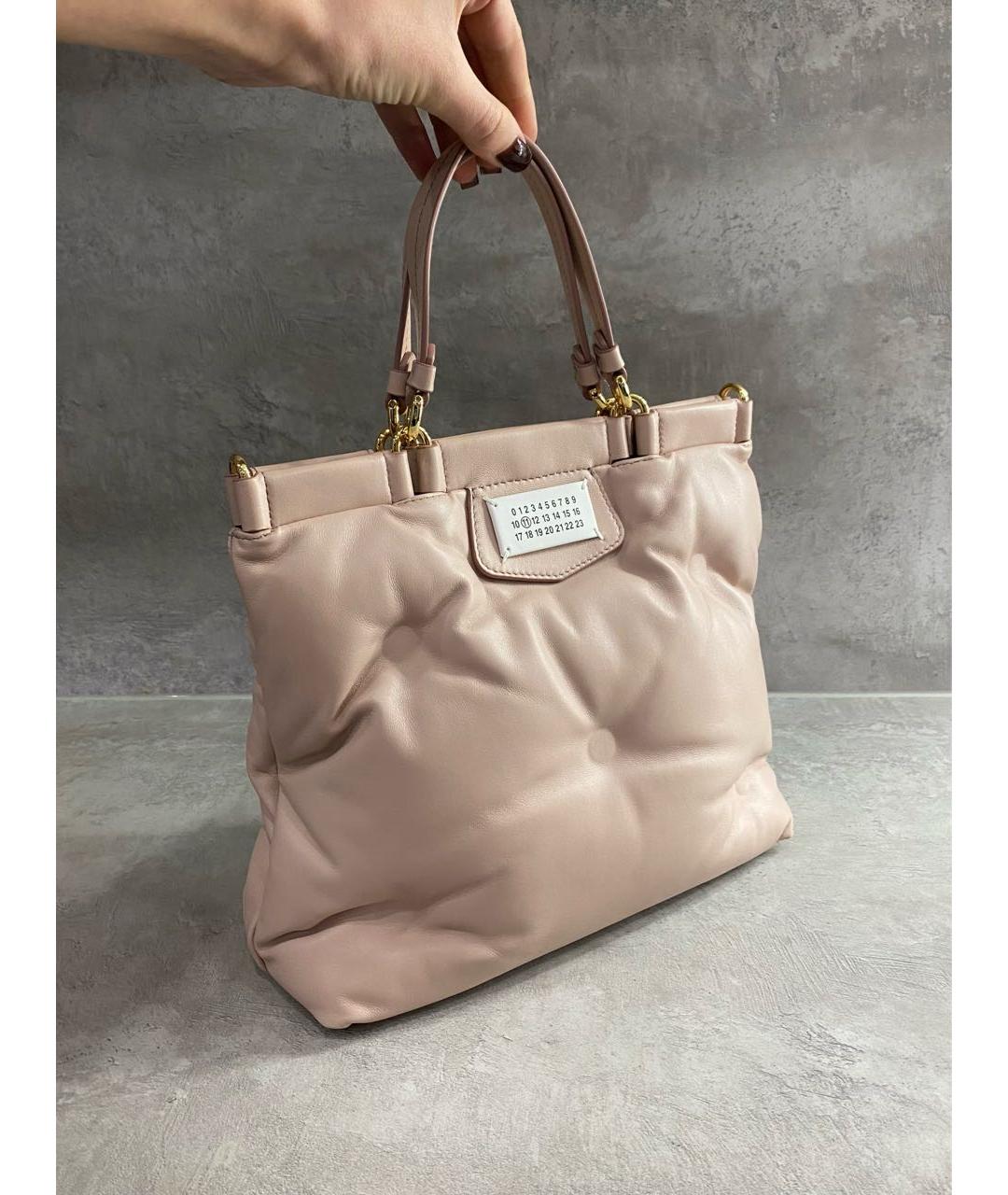 MAISON MARGIELA Кожаная сумка тоут, фото 3