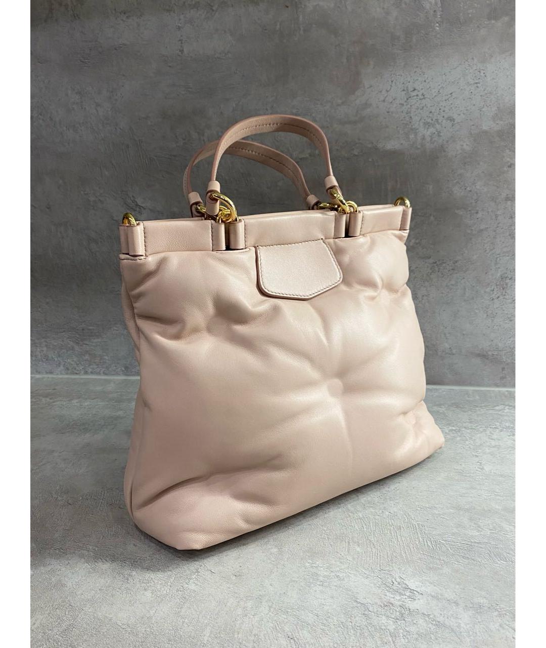 MAISON MARGIELA Кожаная сумка тоут, фото 4