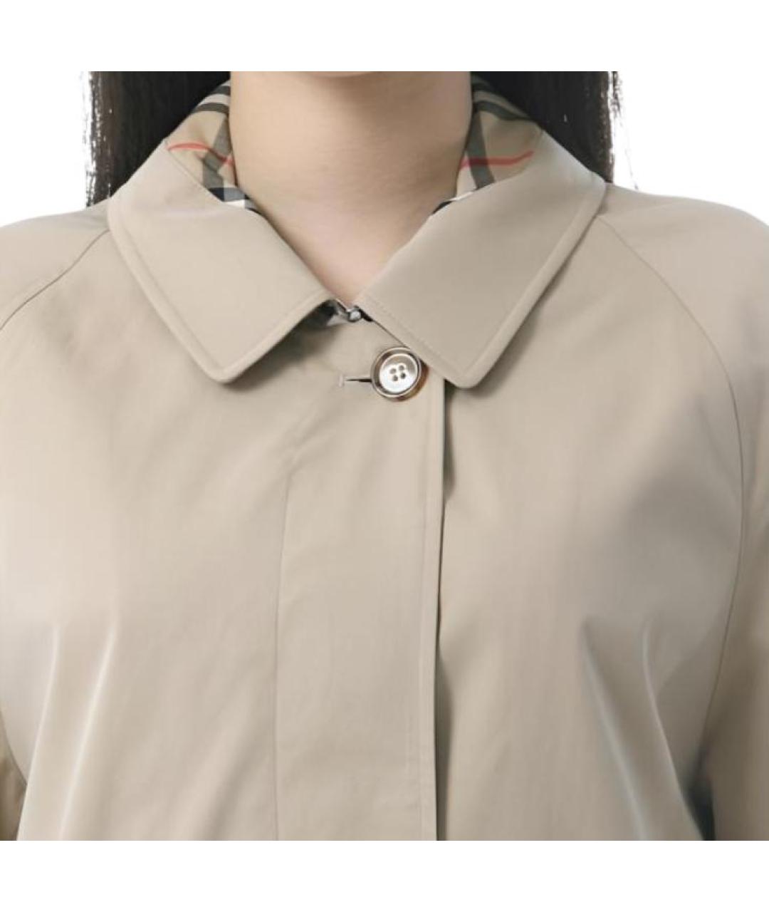 BURBERRY Бежевый тренч/плащ, фото 4