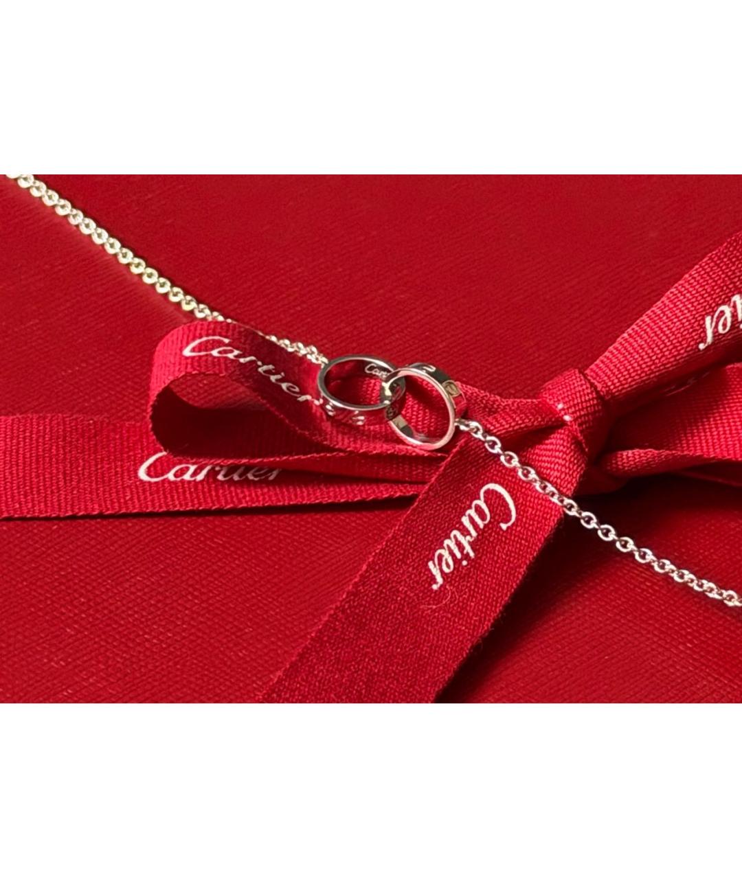 CARTIER Серебряное колье из белого золота, фото 5