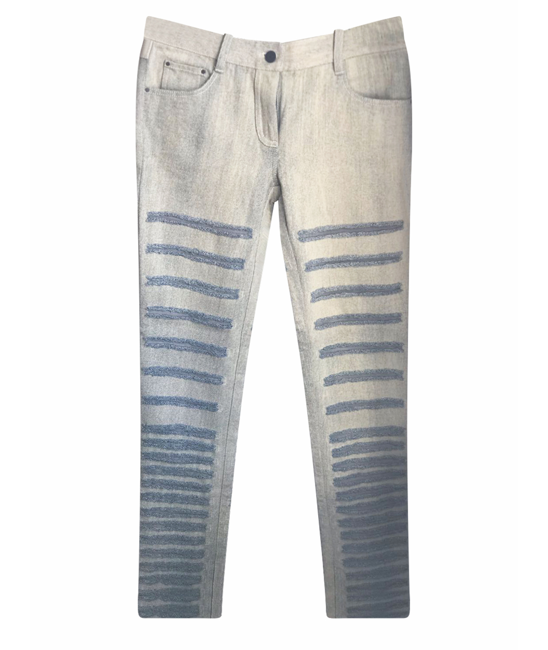 3.1 PHILLIP LIM Голубые хлопковые прямые джинсы, фото 1