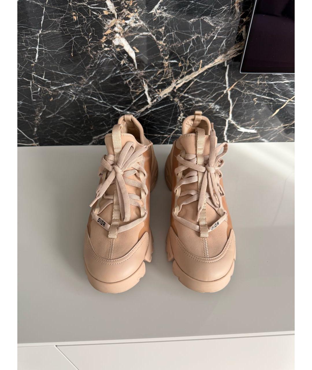 CHRISTIAN DIOR Бежевые кроссовки, фото 2
