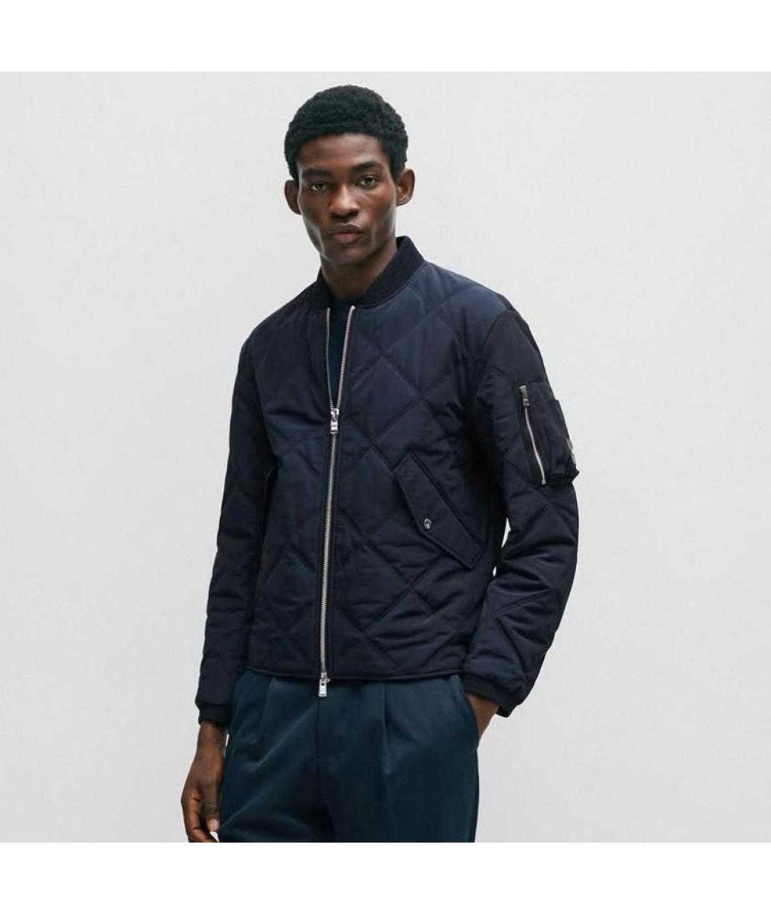 HUGO BOSS Темно-синяя куртка, фото 4
