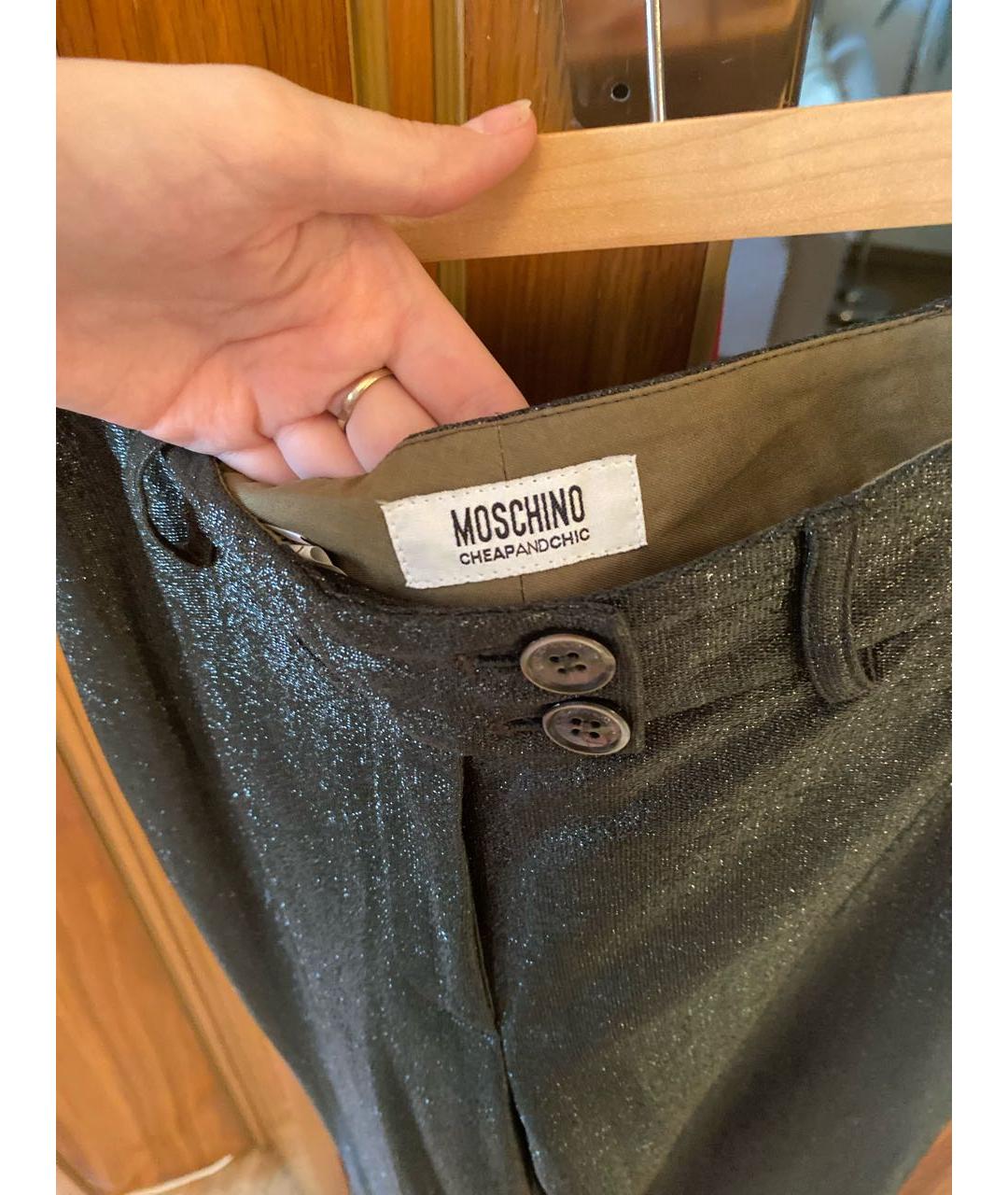 MOSCHINO Зеленый полиамидовый костюм с брюками, фото 5