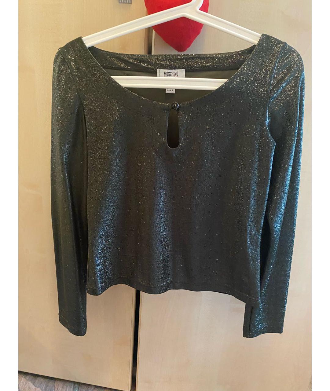 MOSCHINO Зеленый полиамидовый костюм с брюками, фото 8