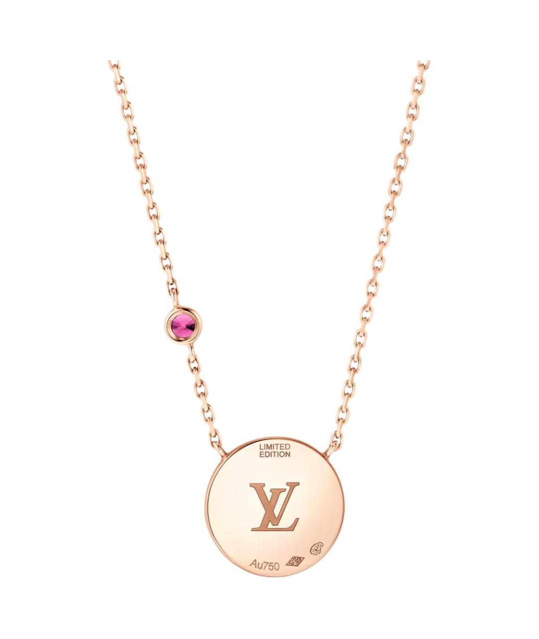 LOUIS VUITTON Золотая подвеска из розового золота, фото 3