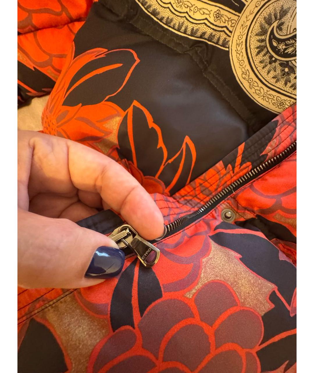 ETRO Мульти полиэстеровый пуховик, фото 4