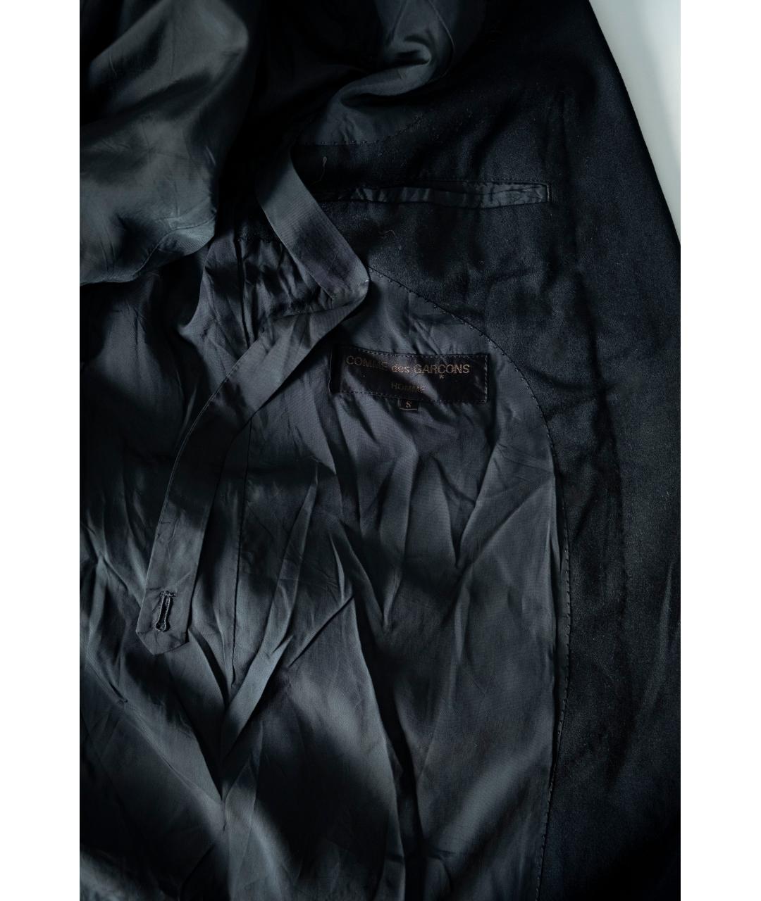 COMME DES GARҪONS HOMME Черный шерстяной пиджак, фото 7