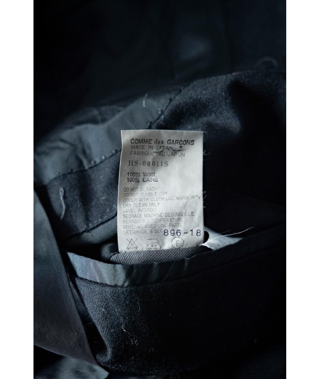 COMME DES GARҪONS HOMME Черный шерстяной пиджак, фото 8
