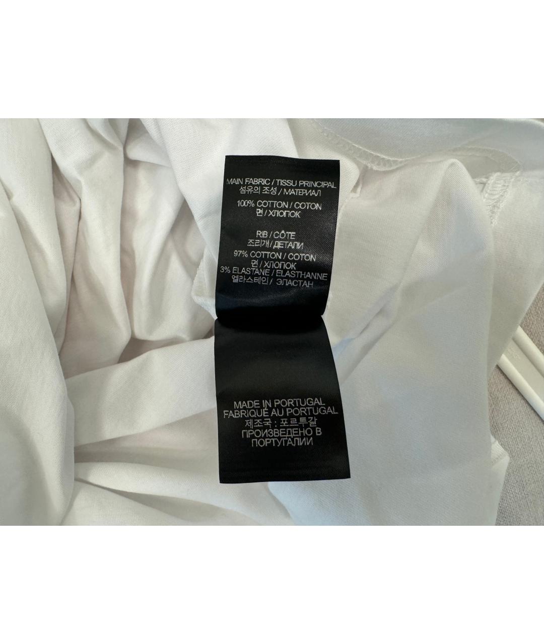 VETEMENTS Белая хлопковая футболка, фото 7