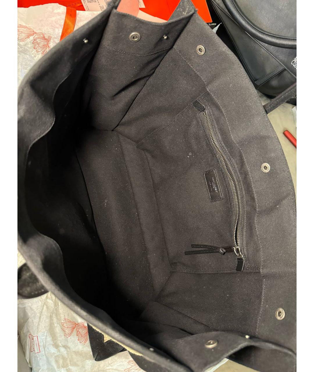 SAINT LAURENT Бежевая кожаная сумка тоут, фото 3