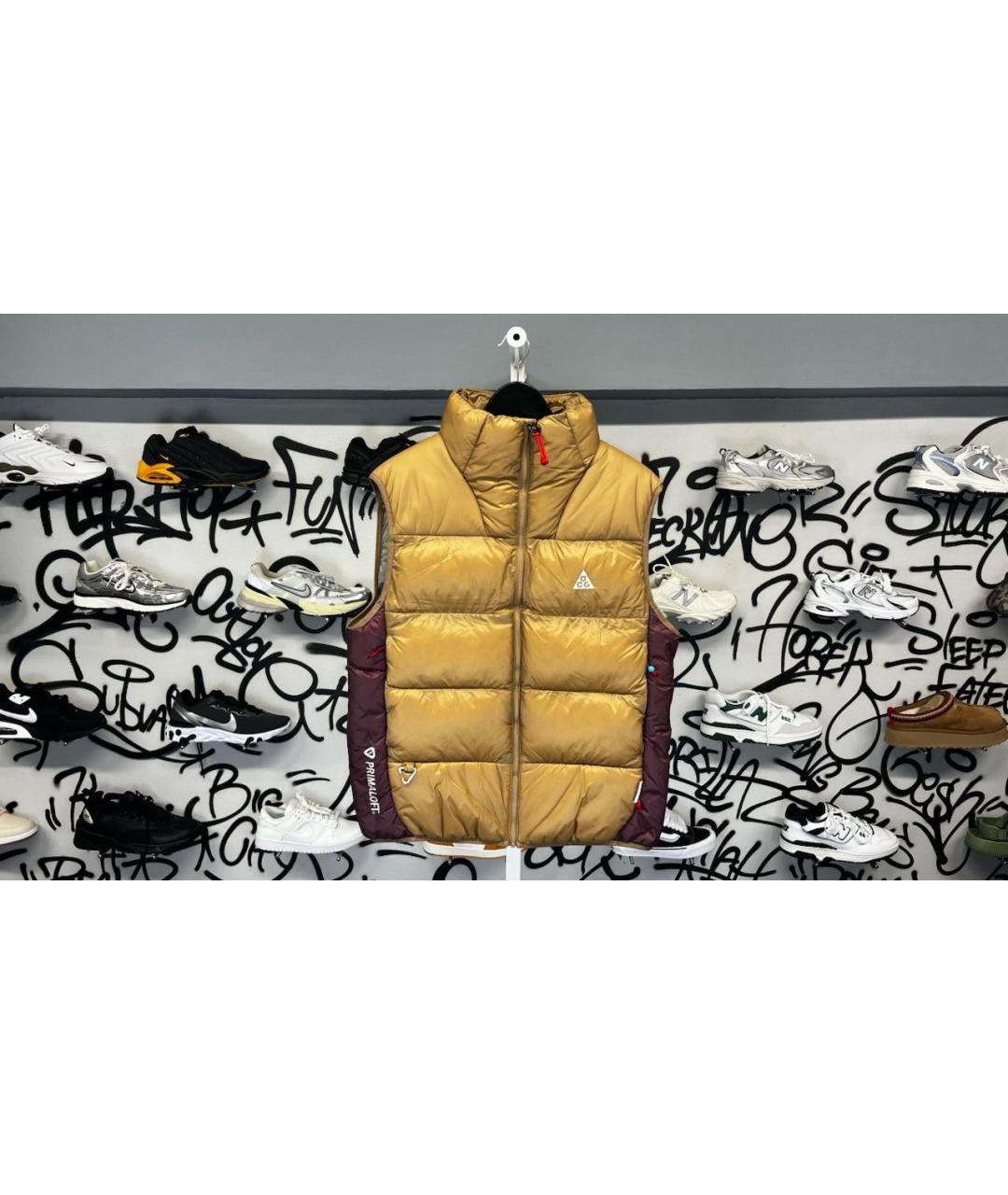 NIKE ACG Коричневый полиэстеровый жилет, фото 7