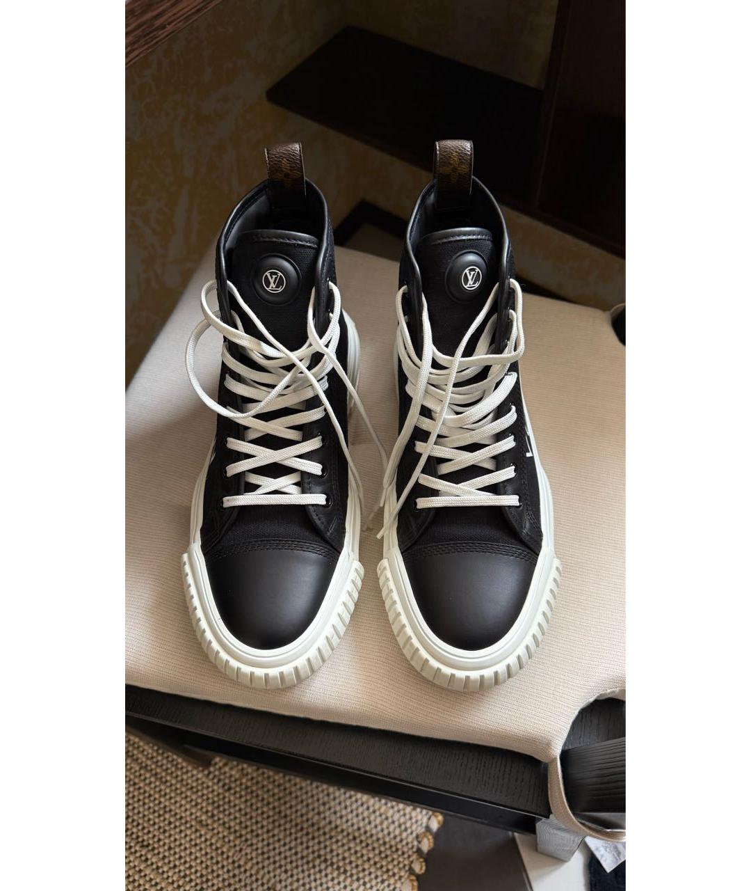 LOUIS VUITTON Черные ботинки, фото 2