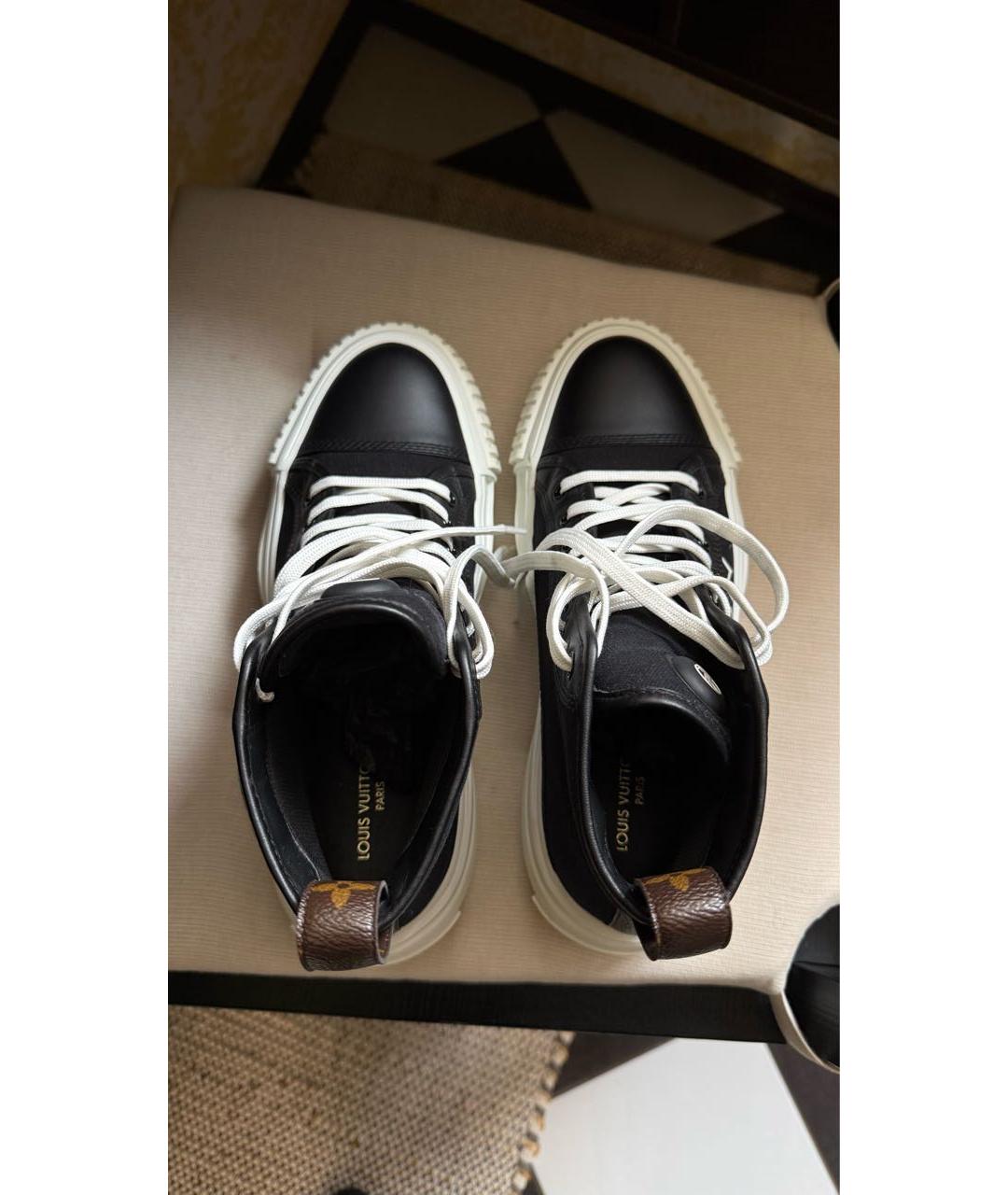 LOUIS VUITTON Черные ботинки, фото 3