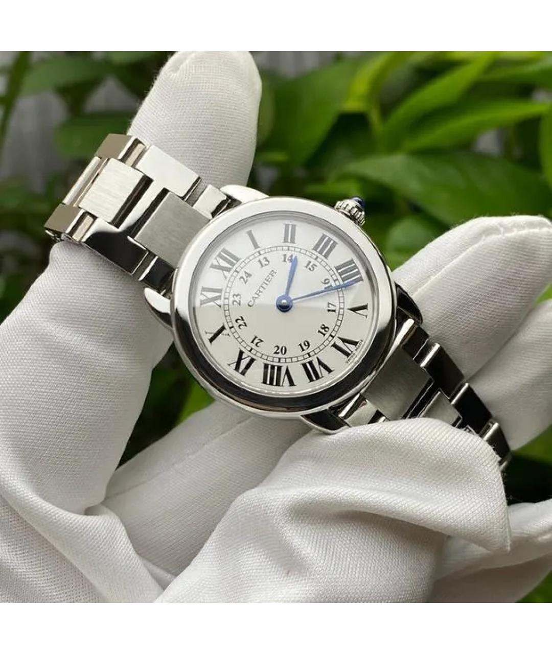 CARTIER Серебряные часы, фото 4