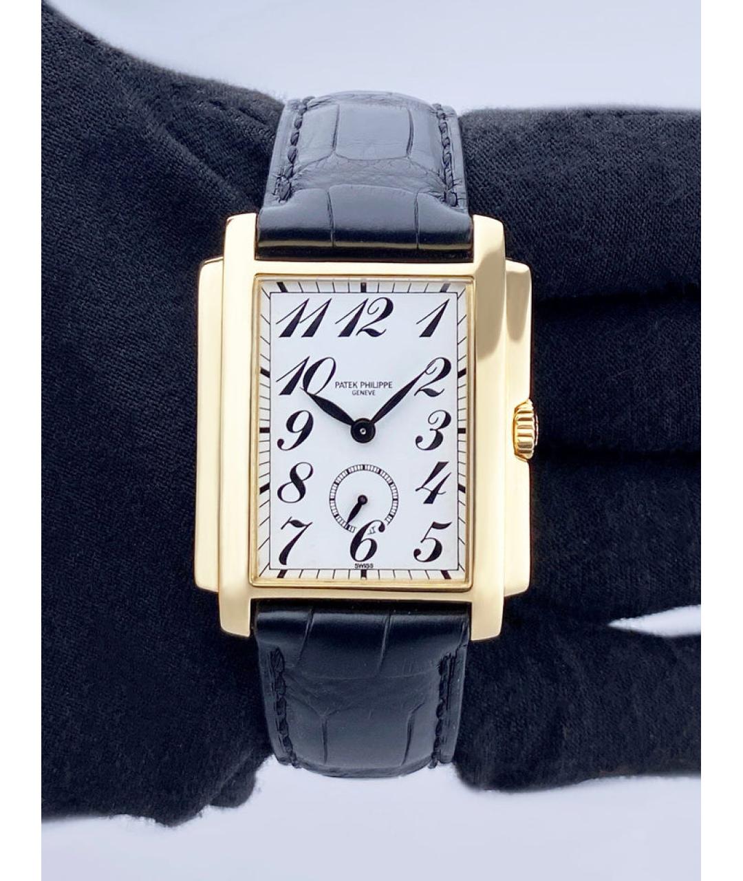 PATEK PHILIPPE Белые часы из желтого золота, фото 2